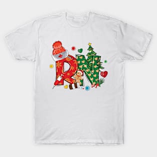 Nurse RN Christmas T-Shirt